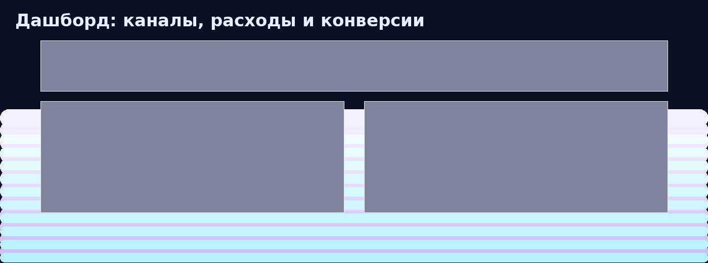 Дашборды и контроль показателей