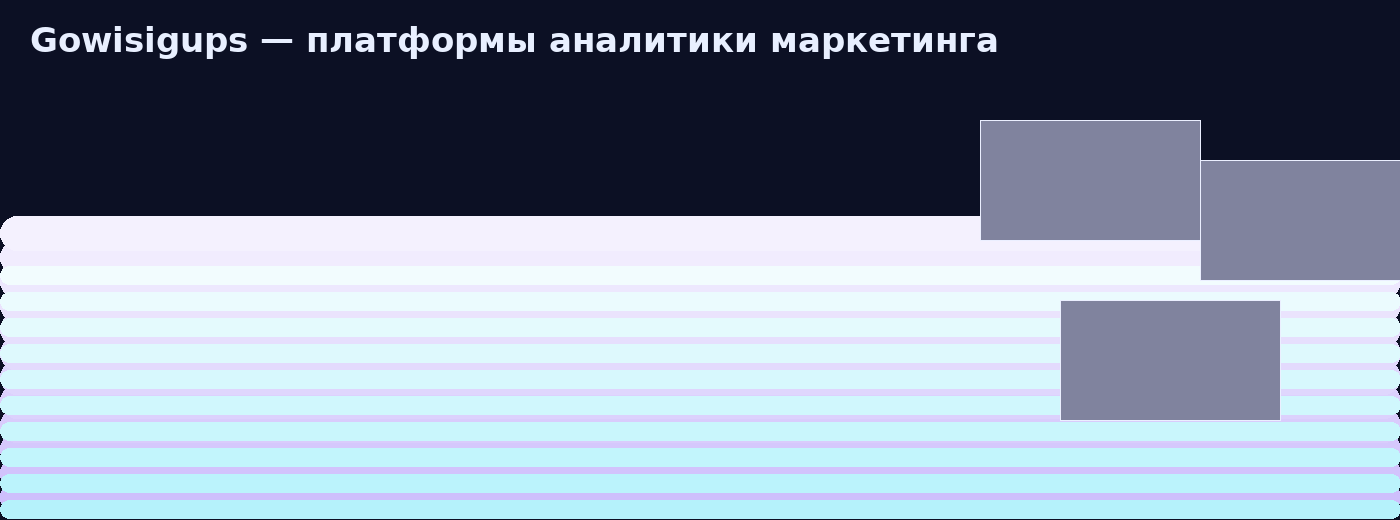 Gowisigups — платформы аналитики маркетинга